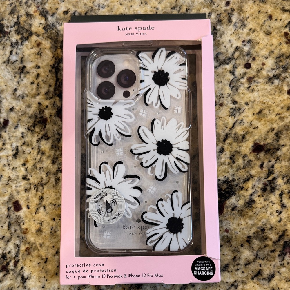Kate Spade Daisy Floral Clear iPhone Case